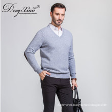 Wholesale Lower Moq V Neck Men Long Sleeve Thicken Warm Sweaters From Chinese Factory